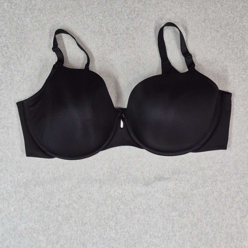 Torrid Curve Women Bra 46DDD Black Lined Lightly Lined Underwired Strap
